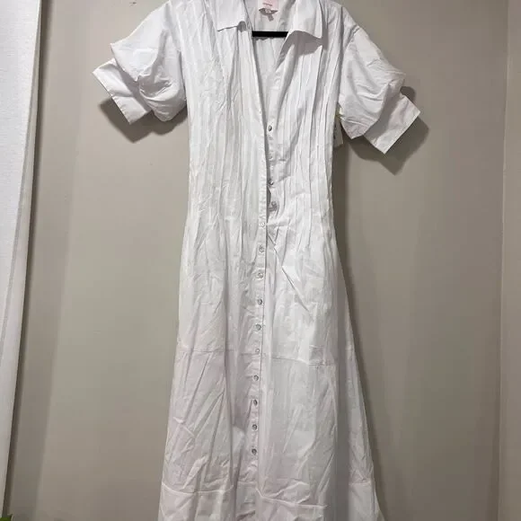 NEW RELEASE-Cinq A Sept - Women’s Monty Dress in White Size 2